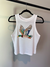 Load image into Gallery viewer, Faux Rhinestone Mallard Cropped Tank  : XL
