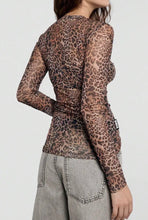 Load image into Gallery viewer, Leopard Sheer Longsleeve
