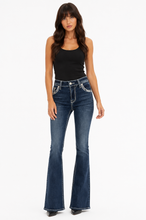Load image into Gallery viewer, SKULL RIDER MID RISE BOOTCUT DENIM WITH STRETCH 500: Dark Wash / 0
