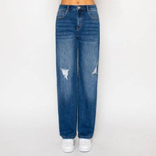 Load image into Gallery viewer, DESTRUCTED STRAIGHT JEAN: Light Blue / Straight / 0-1-3-5-7-11-13-15

